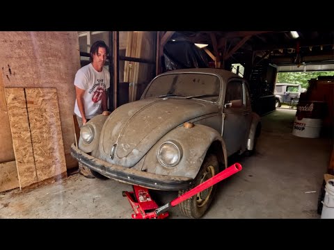 FIRST DRIVE in 35 YEARS - Barn Find VW Beetle