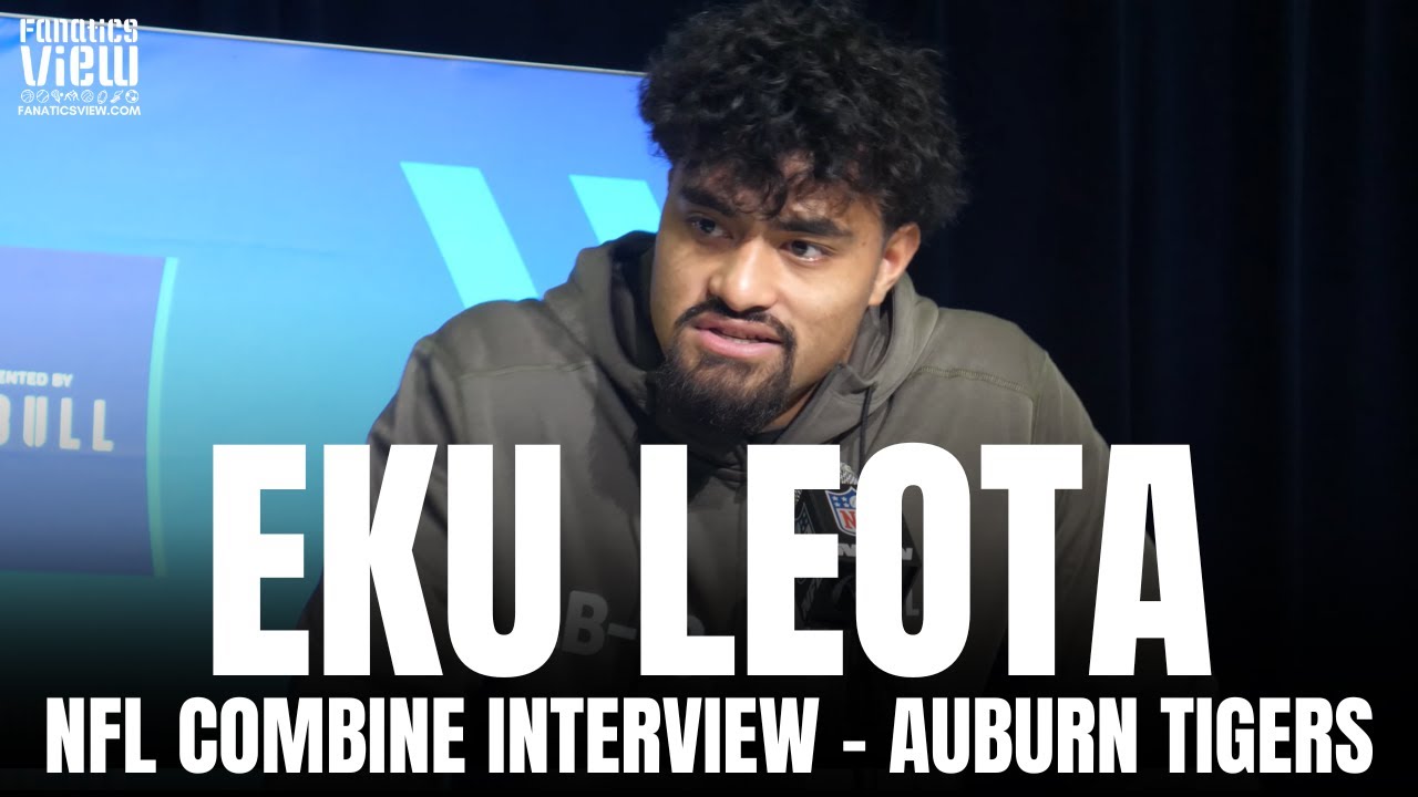 Eku Leota talks Career With Northwestern Wildcats, Transferring to Auburn & NFL Prepartions