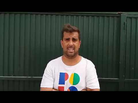 Pablo Moreno, entrenador CD Bahía de Santiago ante la UD Guargacho