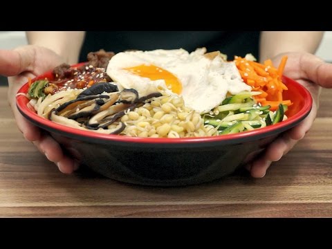 Bibimbap - Mixed Rice with meat & assorted vegetables