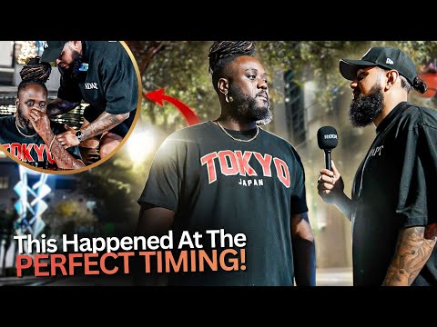 Man Gets Baptized In A Fountain At 1AM In One of The Darkest Areas of Orlando!