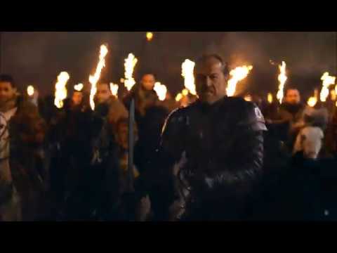 [HD Cut] Game of Thrones 8x03 I The Long Night I Melisandre lights Dothraki's swords