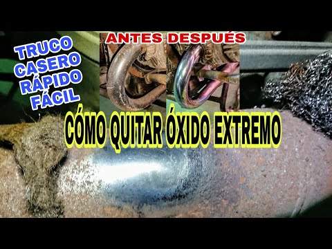 Remove extreme rust from chrome or metal easy and fast