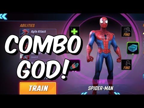 Spider-Man is a Combo God! - Abilities Overview & Endgame Blitz Gameplay - Marvel Strike Force
