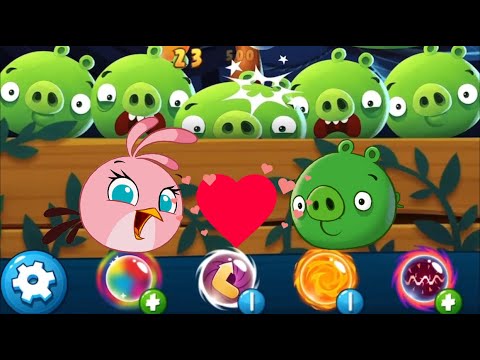 AB POP Angry Birds Level 337-339 game play hard level Win Win with high score!