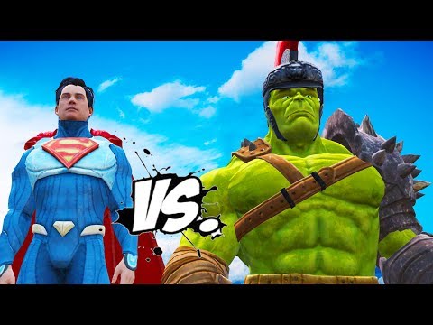 HULK VS SUPERMAN - INJUSTICE SUPERMAN VS PLANET HULK