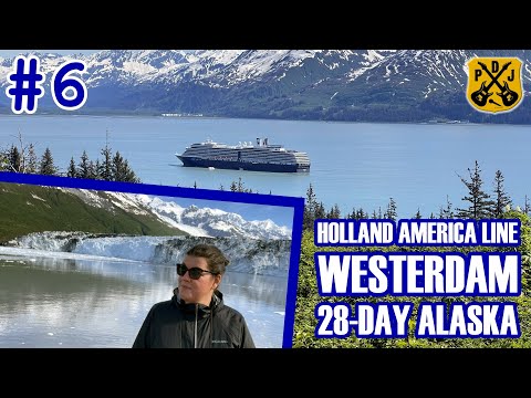 HAL Westerdam Pt.6 - College Fjord, Harvard Glacier, Taco Bar Lunch, Whale Bay, Ocean Bar Jazz Tunes