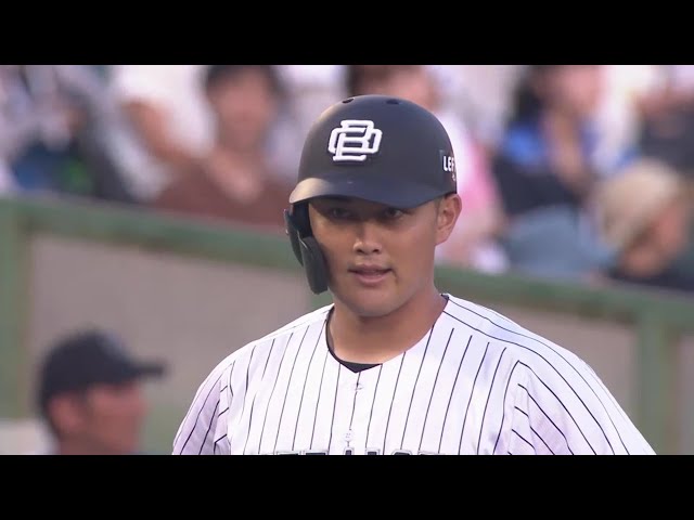 【8回裏】好調ぶりを発揮!! バファローズ・野口智哉 センターへタイムリー2ベースヒット!!  2023年7月23日 オリックス・バファローズ 対 北海道日本ハムファイターズ