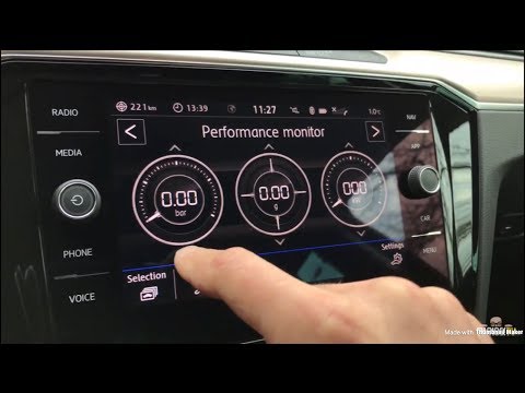 CAR MENU VW PASSAT 2018 QUICK WALKTHROUGH