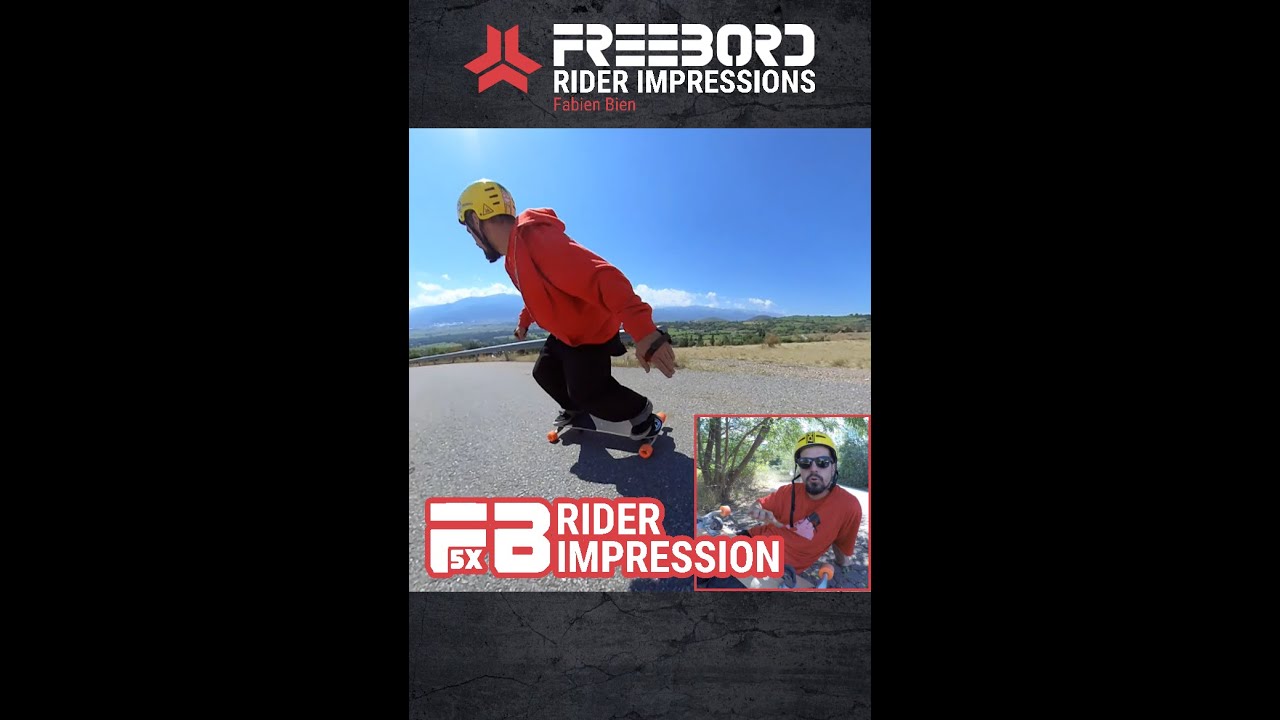 5X RIDER IMPRESSION - Fabien's first day on the Freebord 5X