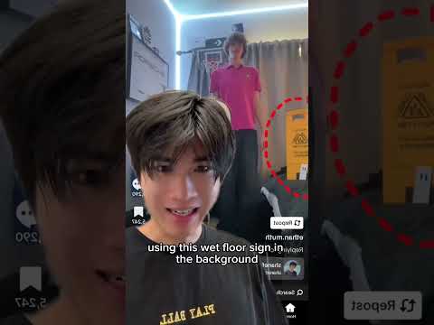 He must’ve last measured his height in elementary school