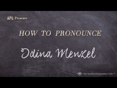 How to Pronounce Idina Menzel (Real Life Examples!)