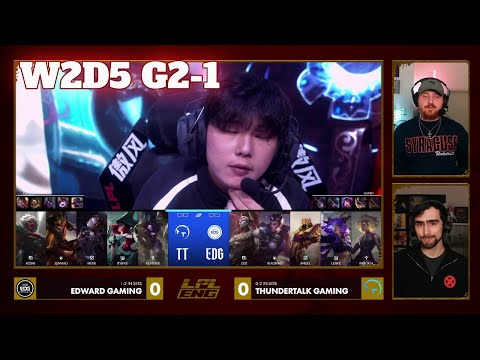 TT vs EDG - Game 1 | Week 2 Day 5 LPL Winter 2026 Split 1 | ThunderTalk Gaming vs Edward Gaming G1