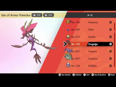 All Version Exclusive Pokémon in Sword and Shield’s Isle of Armor expansion