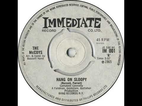 UK New Entry 1965 (213) The McCoys - Hang On Sloopy