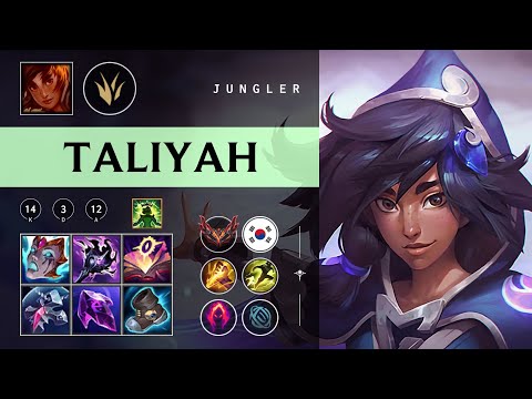 Taliyah Jungle vs Fiddlesticks - KR Grandmaster Patch 26.02