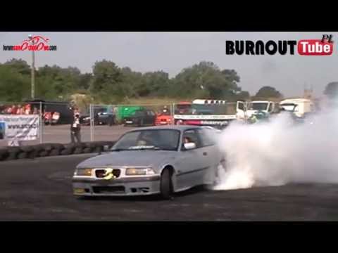 Palenie gumy BMW E36 325 "GRUZIN" (5) - XVII Ogólnopolski Zlot BMW Toruń 2014 #98