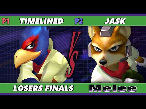 S@X 470 Losers Finals - Jask (Fox) Vs. Timelined (Falco) Smash Melee - SSBM