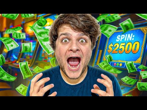 The BIGGEST Slot Spins Of My ENTIRE LIFE ($2500 Spins)