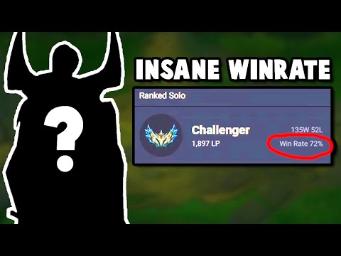 This 18 year Old achieved a 72% Winrate to Rank 1 Challenger playing ONLY this champion.. here's how