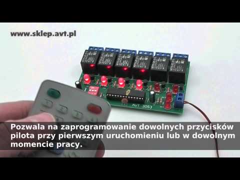 AVT3053 - KARTA PRZEKAŹNIKÓW RC5
