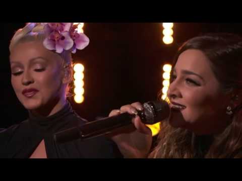 The Voice 2016 Alisan Porter and Christina Aguilera   Finale  'You've Got a Friend'