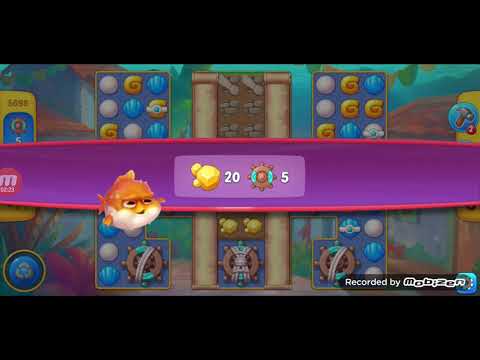 fishdom gameplay/ level 5698  / It is like the ads? / thank you /