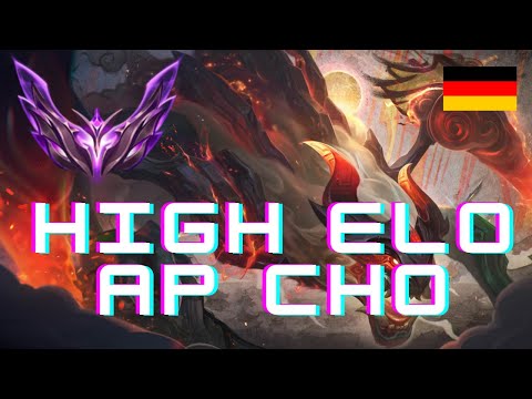 Cho'Gath Guide german 🥇 AP Build Midlane Master Elo Gameplay Analyse Tipps Runen 2023 Ranked S13