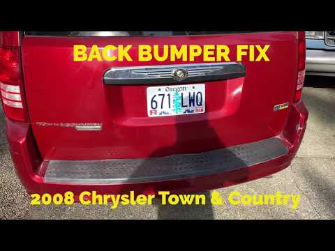 2008 Chrysler Town & Country Back/Rear Bumper - EASY FIX!