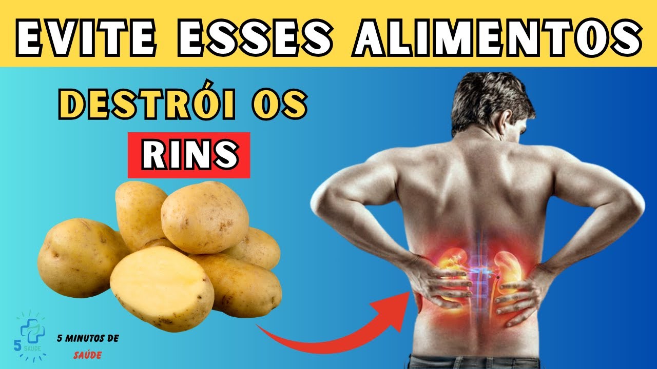 NÃO IGNORE! 9 alimentos que você deve evitar e que estão destruindo seus rins