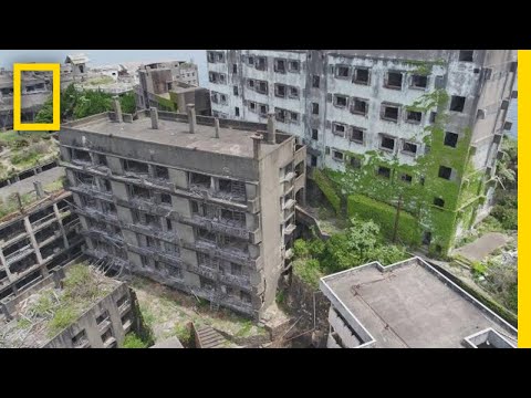 Thumbnail of the video: "Explore 'Battleship Island': Japan's Decaying Ghost Town" (Ep.7)