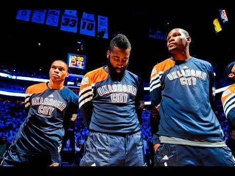 James Harden, Kevin Durant & Russell Westbrook Combined For 82 Points VS Bobcats (10.03.2012)