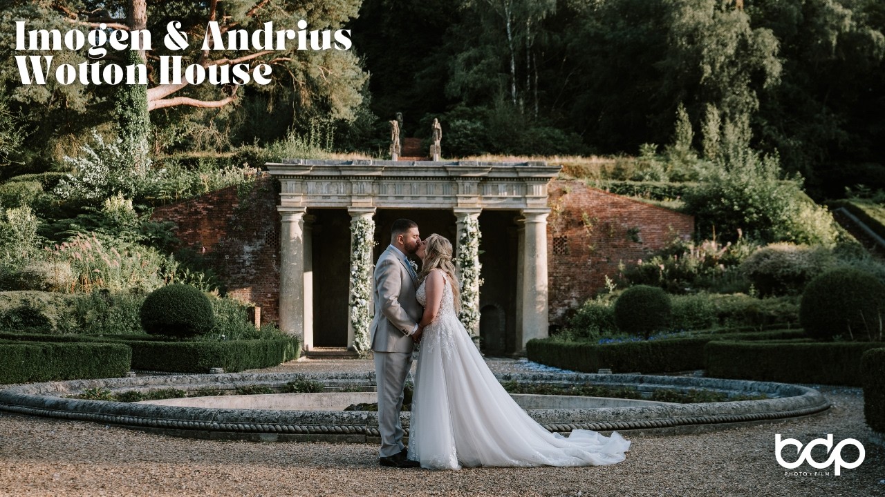 Wotton House wedding photography and film