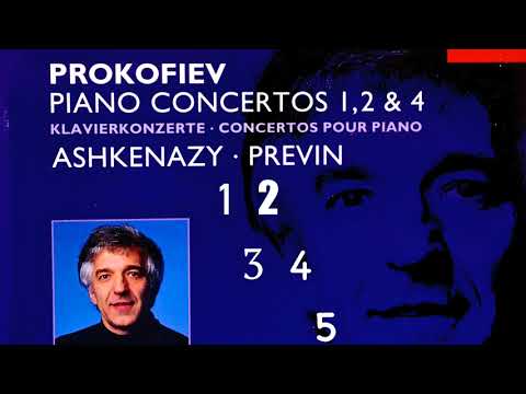 Prokofiev - Piano Concertos No.1,2,3,4,5 + Presentation (Century’s recording : Vladimir Ashkenazy)