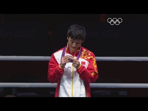 China's Zou Wins Men's Boxing Light Fly 49kg Gold -- London 2012 Olympics