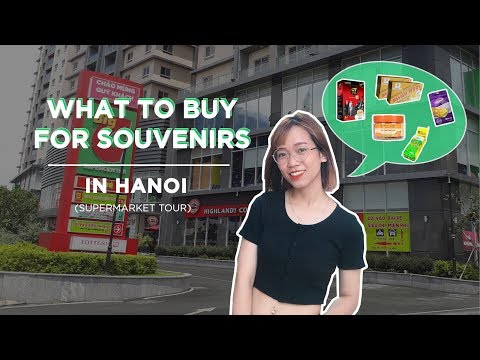 O QUE COMPRAR PARA LEMBRANÇAS EM HANÓI | TOUR DE SUPERMERCADO