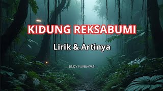 Download lagu KIDUNG REKSABUMI | Lirik & Artinya mp3 Download lagu KIDUNG REKSABUMI | Lirik & Artinya mp3