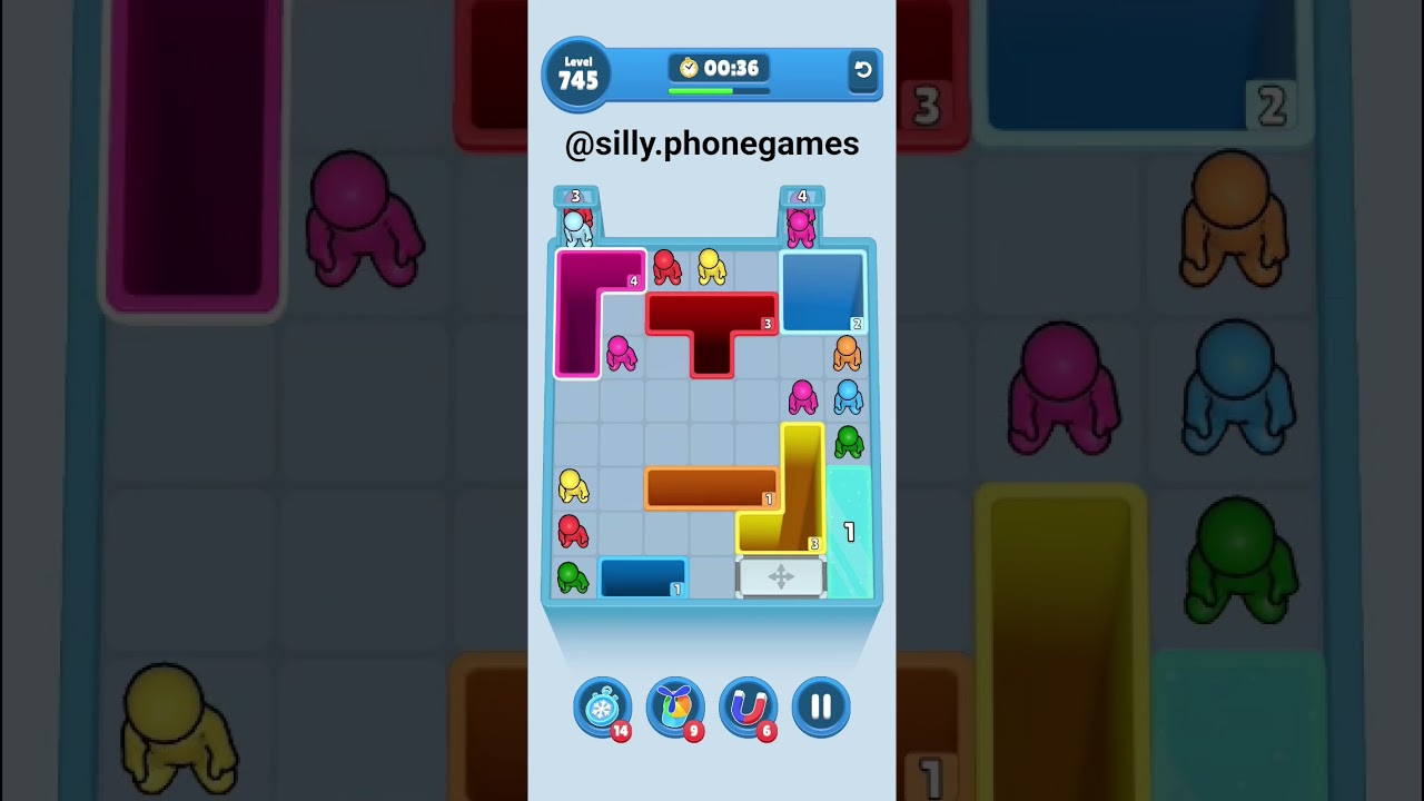 Drop Away Level 745 Walkthrough Solution