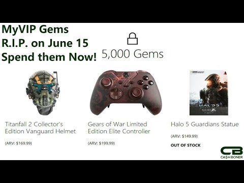 Xbox Live Rewards MyVIP Gems Going Away on June 15 - Best Values left in the Vault!