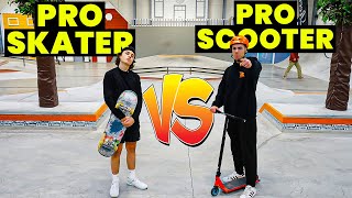 Pro Skater Vs Pro Scooter Fahrer!