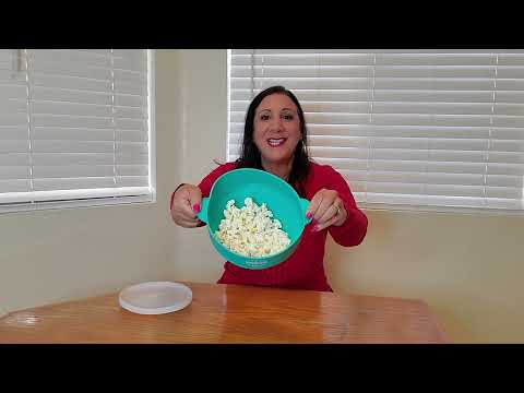 Part of a video titled Microwave Popcorn Popper Instructions and Directions - YouTube