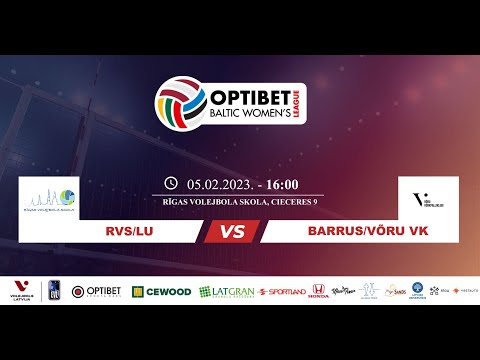 Optibet Baltijas līga: RVS/LU vs Barrus/ Võru VK