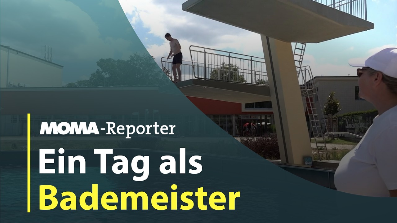 MOMA-Reporter: Beruf des „Schwimmbad-Sheriffs“ im Selbstversuch I ARD Morgenmagazin