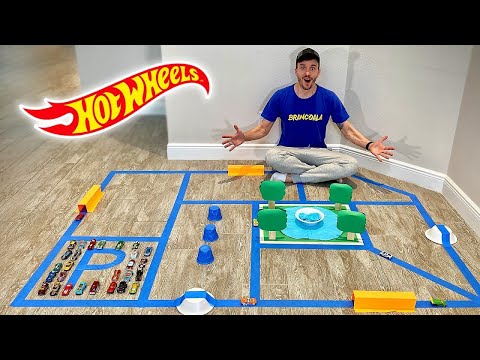 MONTEI UMA CIDADE DA HOT WHEELS DE PAPEL EM CASA - Brancoala