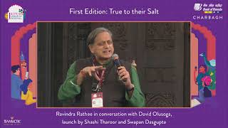 First Edition:True to their Salt by Ravindra Rathee, David Olusoga, Shashi Tharoor & Swapan Dasgupta