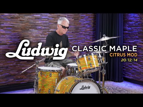 Ludwig Classic Maple Drum Set 20/12/14 - Citrus Mod (L84023AXA3)