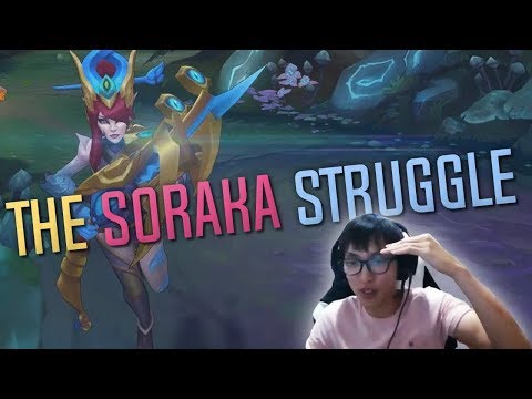 The Soraka STRUGGLE! - TSM Doublelift Solo Queue - Funny Moments & Highlights