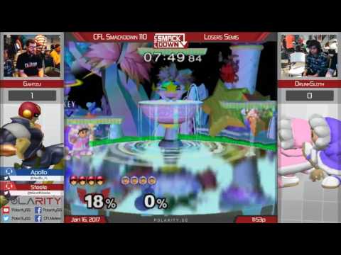 CFL Smackdown 110 Melee - Gahtzu (Falcon) vs Drunksloth (ICs) - Losers Semis