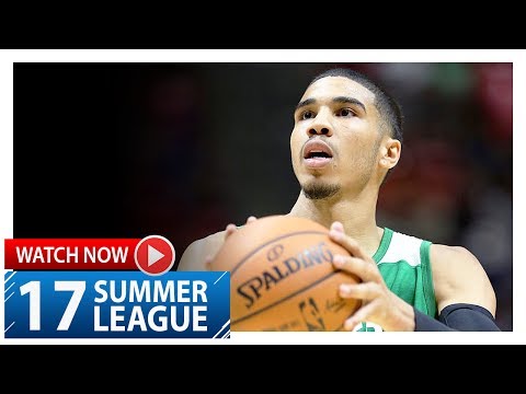 Jayson Tatum Full Highlights vs Jazz (2017.07.06) Summer League - 12 Pts, 12 Reb