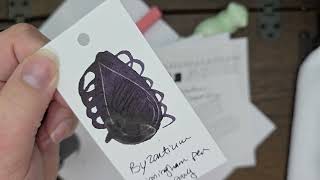 Byzantium Ink Review Birmingham Pen Company Fountain Pen Ink